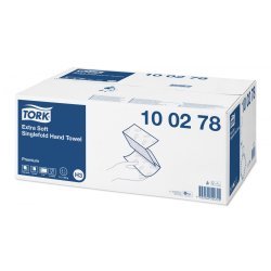 Tork Extra Soft Singlefold Hndkldeark Hvid QuickDry H3, 15 pk.