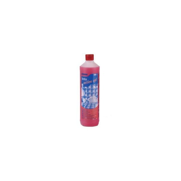 Ecolab Sanitetsrengring Into Active Gel Surt Tyktflydende m/Farve/Parfume 1 ltr Rd