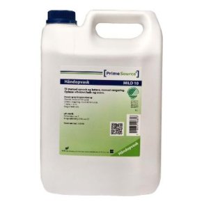 H�ndopvask Prime Source Mild 10 Svanem�rket uden Farve/Parfume 5 ltr