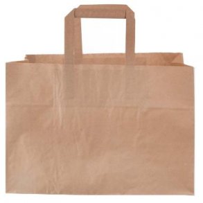 Brepose M/Hank, Brunt Papir 80 gr 350x170x245 mm 17 ltr 200 stk