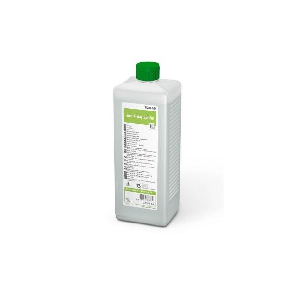 Ecolab Afkalker Flydende Lime-A-Way Special til Kaffemaskiner o.a u/Farve/Parfume 1 ltr
