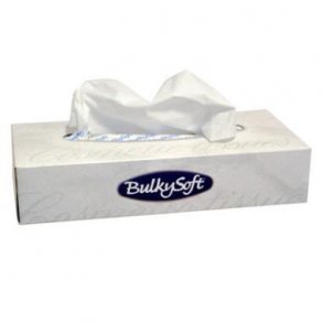 Bulky Soft Ansigtsserviet 21x21 cm 2-lag Pop-Up Hvid 40 pk