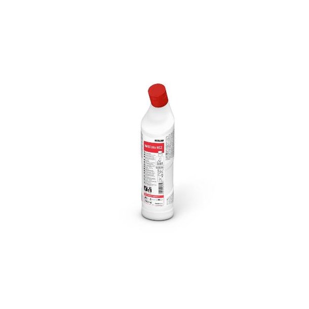 Ecolab Toiletrens Flydende Maxx Into WC2 Ecolabel 750ml med Farve uden Parfume R�d Surt