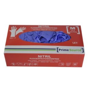 Prime Source Nitril Engangs Handske LET u/Pudder AQL 1.5 Bl Str. M 200 stk