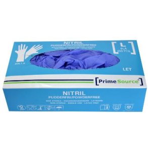 Prime Source Nitril Engangs Handske LET u/Pudder AQL 1.5 Bl Str. L 200 stk