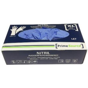 Prime Source Nitril Engangs Handske LET u/Pudder AQL 1.5 Bl Str. XL 180 stk