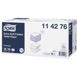 Tork T3 Extra Soft Foldet Toiletpapir Premium 2-lags, 30 pk
