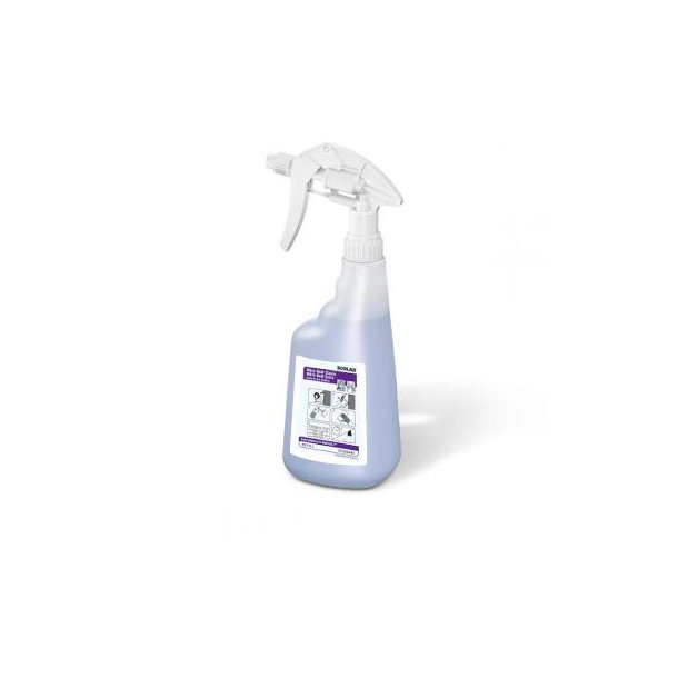 Ecolab Flaske Tom Skum 650ml med Tryk uden Hoved Klar til Mikro-Quat Classic/Extra