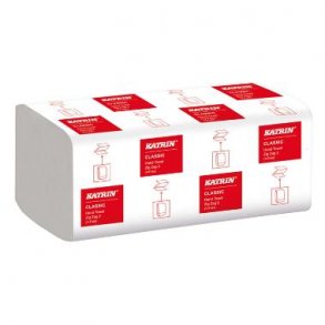 Katrin Classic Hndkldeark 2-lags Zig Zag Fold 20 pk