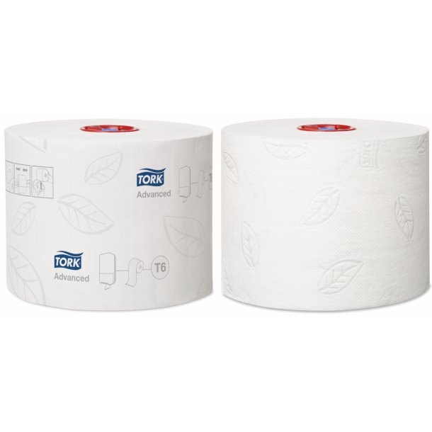 Tork T6 Mid-size Toiletpapir 2-lags, 27 rl