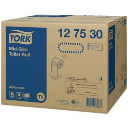 Tork T6 Mid-size Toiletpapir 2-lags, 27 rl