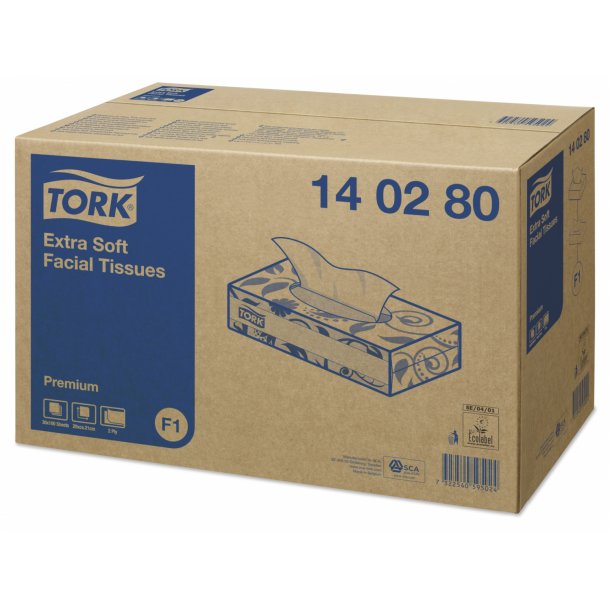 Tork Ansigtsservietter Extra Soft F1 100 stk