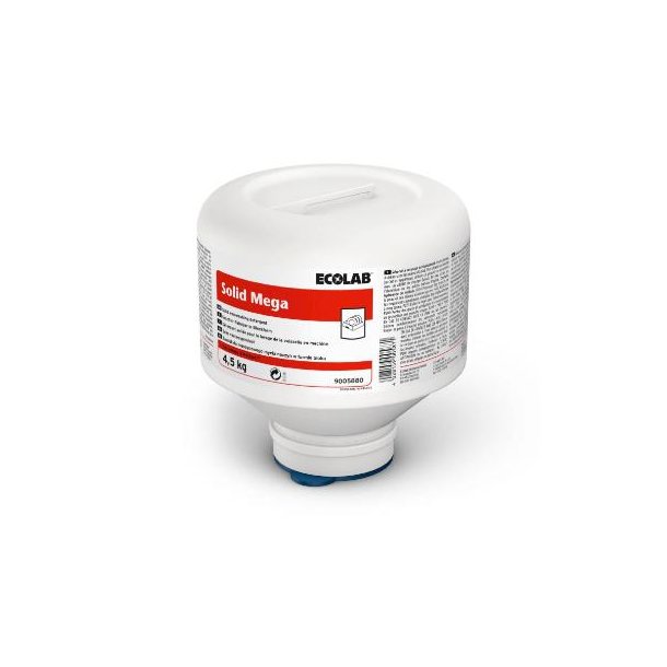 Ecolab Maskinopvask Anl�g Fast Solid Mega 4.5kg med Klor Middel til bel�gninger