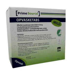 Maskinopvask Tabs Prime Source Mild 100 stk Svanem�rket Opl�selig t. bel�gninger