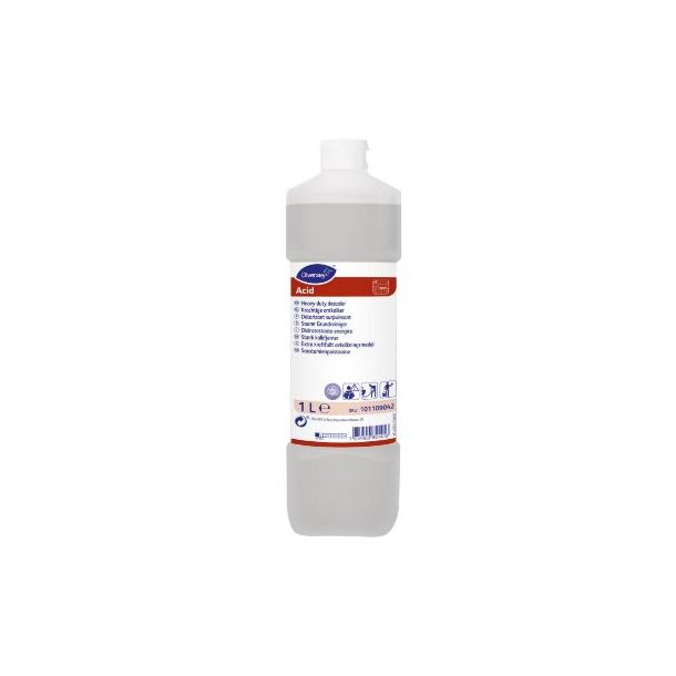 Diversey Kalkfjerner St�rkt surt Acid 1ltr med Parfume uden Farve Klar til kalk/rust