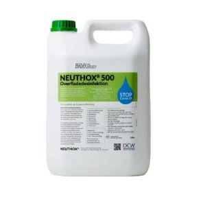 Neuthox Desinfektion ppm 5ltr med Hypoklorsyre uden Sprit F�devaregodkendt