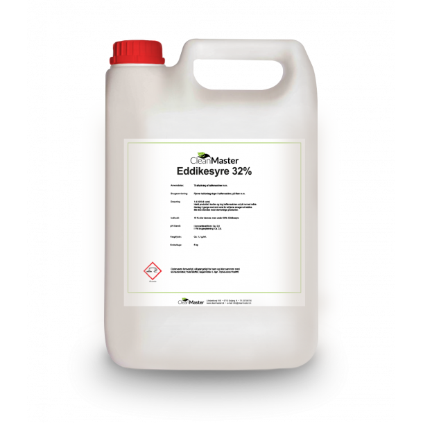 CleanMaster Eddikesyre 32% 5 ltr