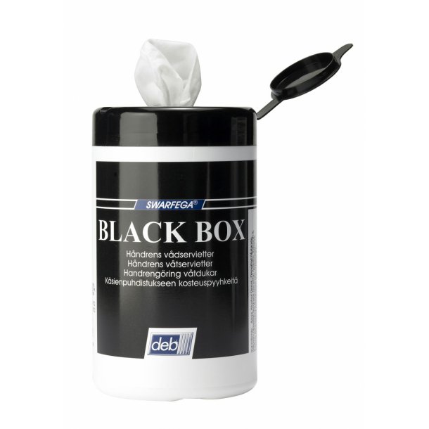 DEB Stoko Swarfega Black Box Hndrensservietter 50 stk
