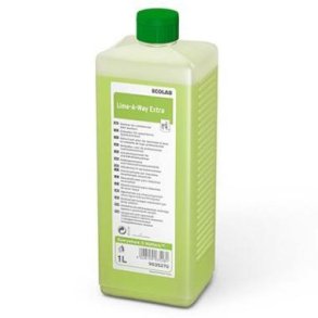 Ecolab Kalkfjerner St�rk surt Lime-A-Way Extra 1ltr m. Farve til sanit�re rum/maskiner