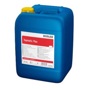 Ecolab Maskinopvask Anl�g Flydende Topmatic Plus 12kg med Klor uden Fosfat Bl�dt