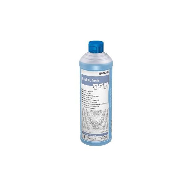Ecolab Universalrengring Brial XL Fresh med Farve/Parfume 1 ltr Bl
