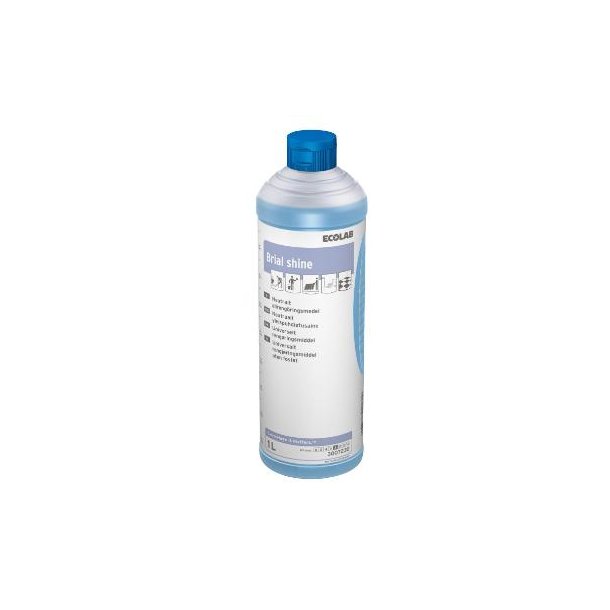 Ecolab Universalrengring Brial Shine med Farve/Parfume 1 ltr Bl