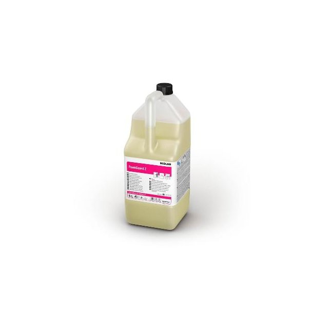 Ecolab Skumrengring Surt FoamGuard Z Kalkfjerner uden Farve/Parfume 5 ltr