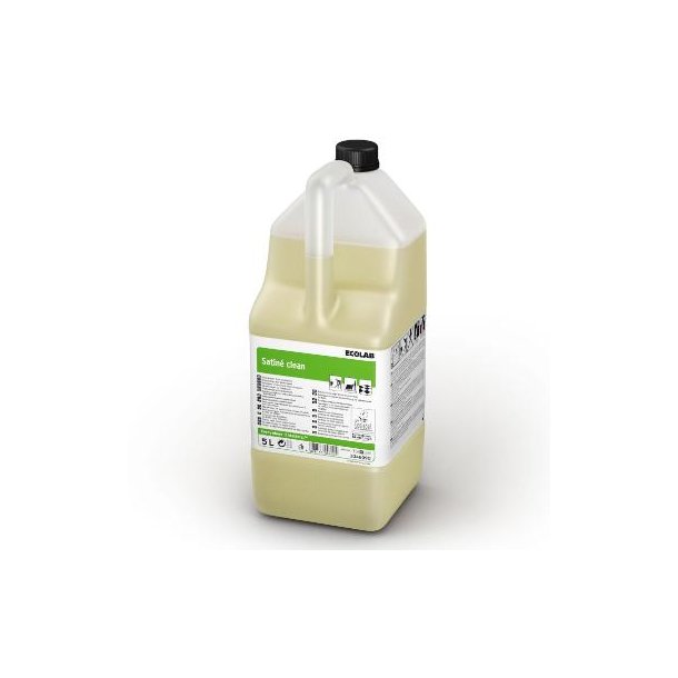 Ecolab Vaskepleje Satin Clean Svanemrket uden Voks/Farve/Parfume 5 ltr