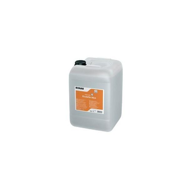 ECOLAB Tjvask vaskeforstrker flydende Ecobrite Alca med alkali 20 ltr 25 kg