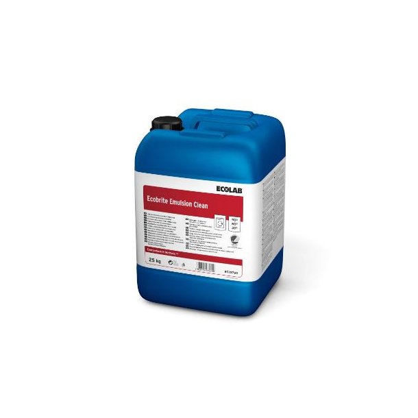 Tjvask Flydende Ecobrite Emulsion Clean uden Parfume/Optisk hvidt 25 kg