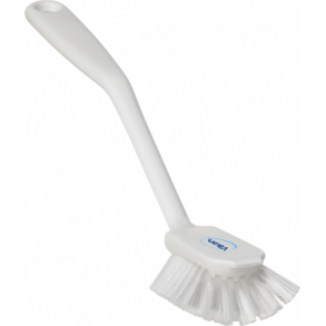 Vikan Opvaskebrste m/ Skrabekant Medium Hvid  280 mm