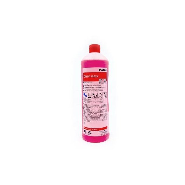 Ecolab Reng�ring/Desinfektion Diesin Maxx 1ltr Surt Reng�r/Fjerner kalk/Desinficerer