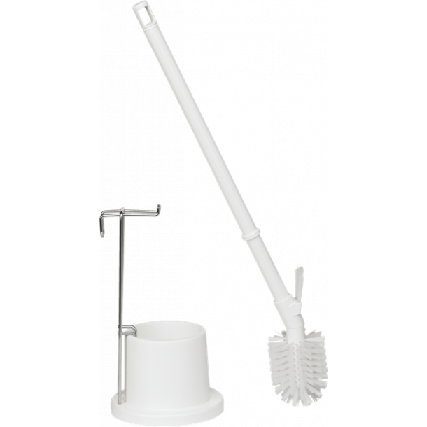 Vikan Toiletbrste Med Holder/Vgophng Hvid Medium 720 mm
