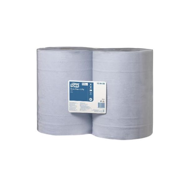 Tork Aftrringsrulle Industri Tork W1 3-lag 39cm B36.9cmL255m Nyfiber Bl