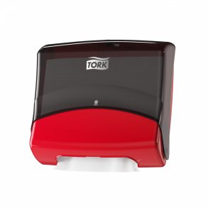 Tork Top-Pak Dispenser W4 Sort/Rd