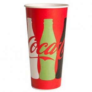 Papbger Coca Cola 105 mm 80 cl 25 stk