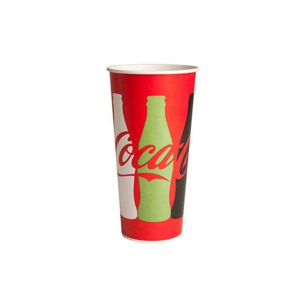 Papbger Coca Cola 90 mm 50 cl 50 stk