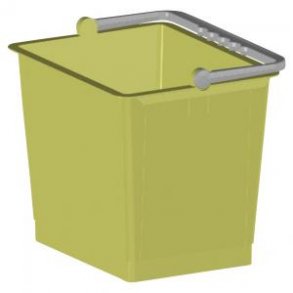 Dit Spand 6 ltr Gul 24x20x20cm