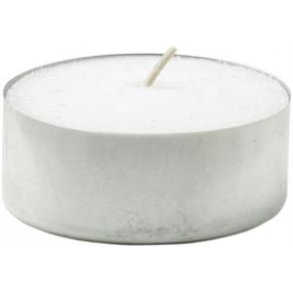 Lampelys, Store fyrfadslys Hvid Brndetid 10 timer 12 stk