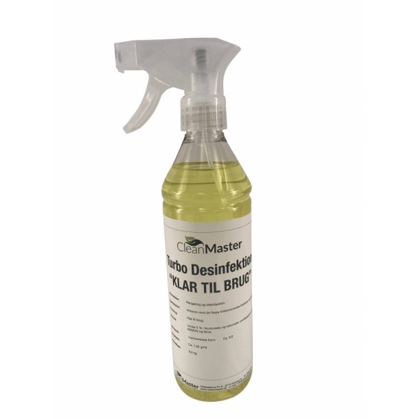 CleanMaster Turbo Desinfektion Gul 500 ml