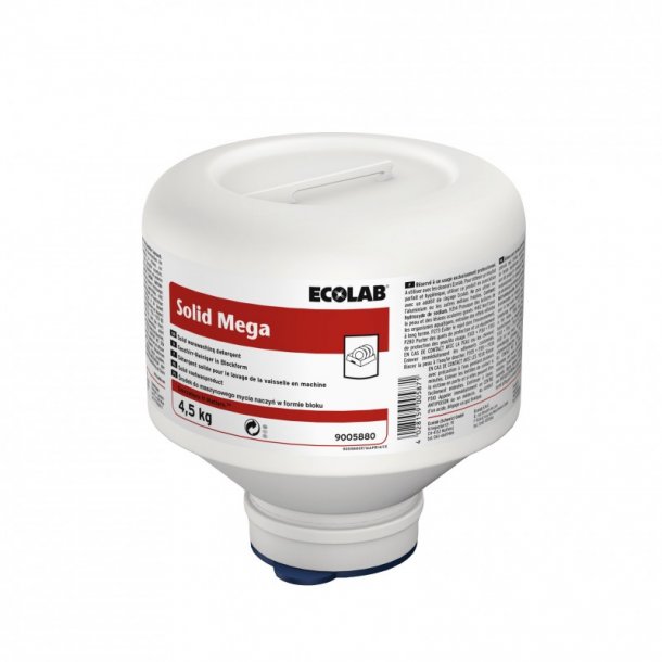 Ecolab Maskinopvask Solid Mega Med Klor 4,5 kg
